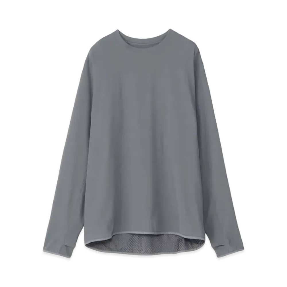 Goldwin Breathable Dry Air Long Sleeve T-Shirt (Unisex) "Cloud Gray"