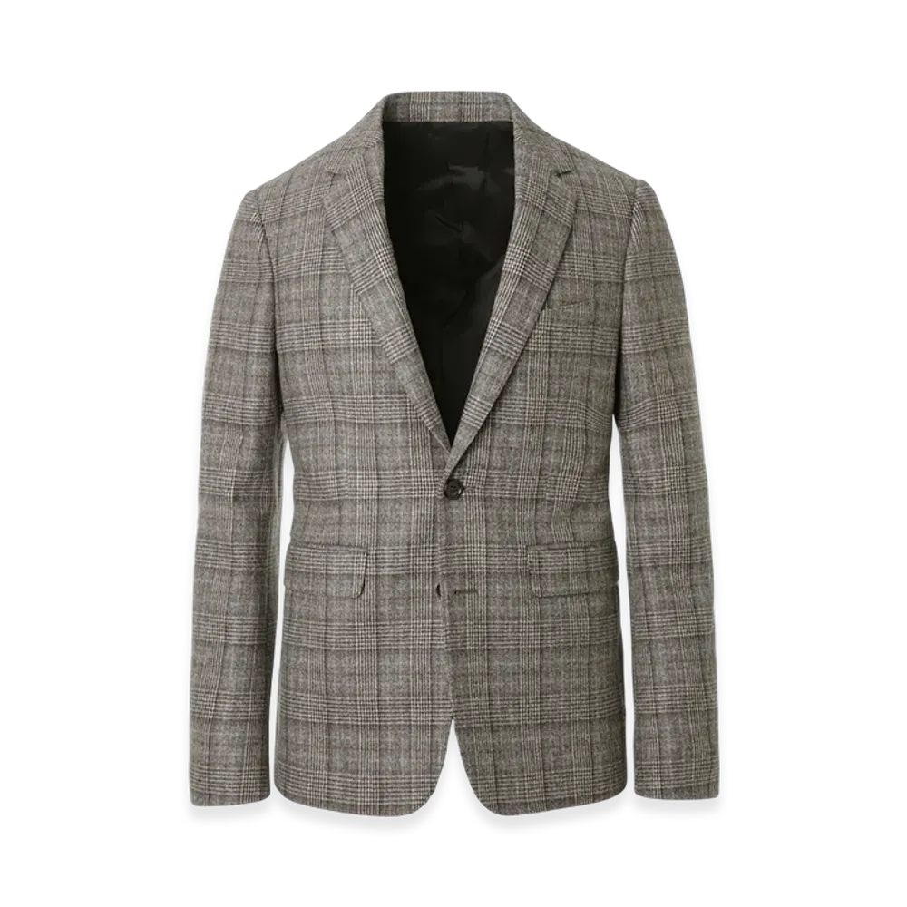 CELINE Two-button Single-breasted Jacket "Ivoire/Gris/Tofee"