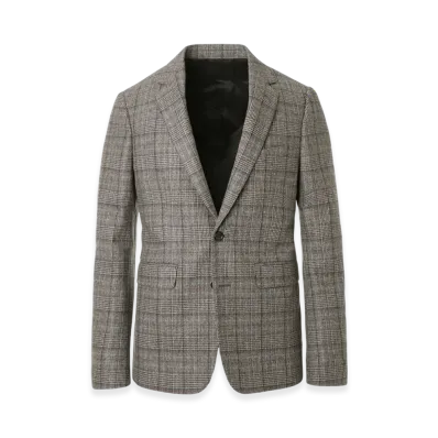 CELINE Two-button Single-breasted Jacket "Ivoire/Gris/Tofee"