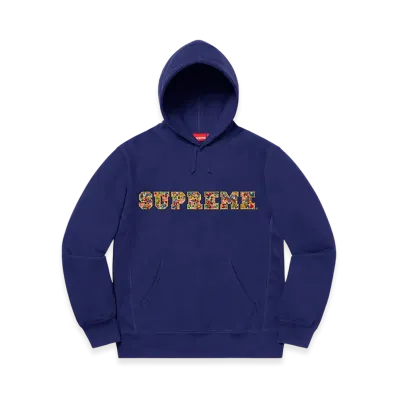 Supreme Jewels Hooded Sweatshirt "Dark Royal"