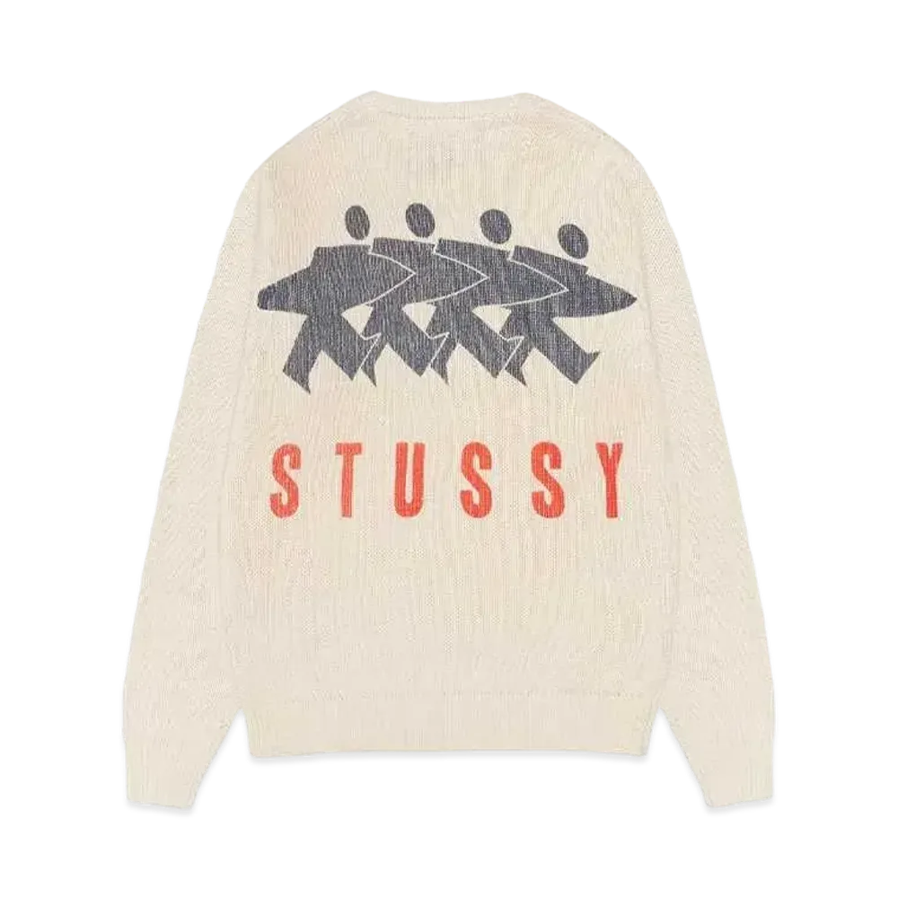 Stussy Surfman Icon Sweater "Ivory" (FA24)