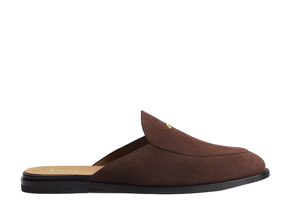 Dior Antibes Mule Suede Calfskin "Brown"