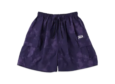 WIND AND SEA Nylon Cargo Shorts "Purple"