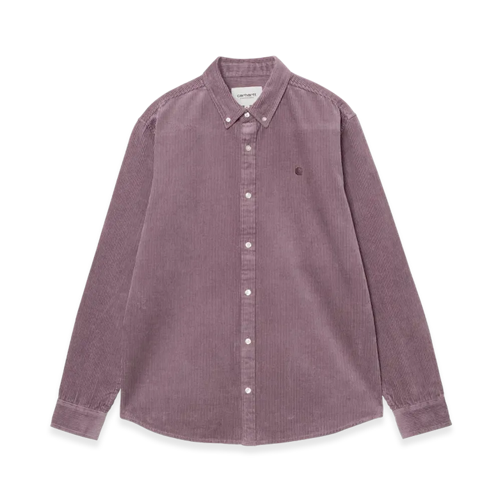 Carhartt WIP L/S Madison Cord Shirt "Phlox/Phlox"