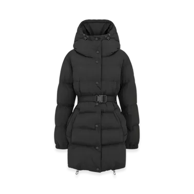 Dior Women's Dioralps Mid-Length Down Jacket with Belt "Black"