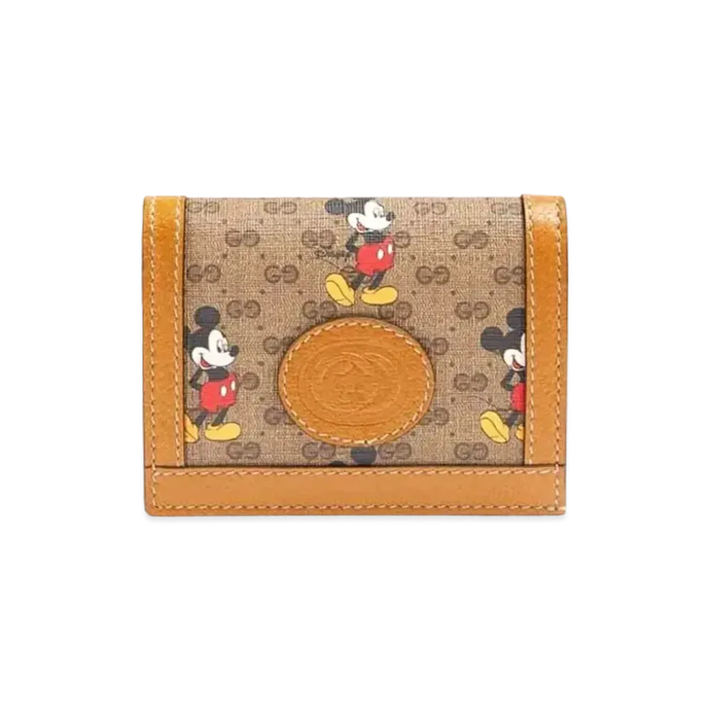 GUCCI x Disney GG Supreme Mickey Mouse Card Case