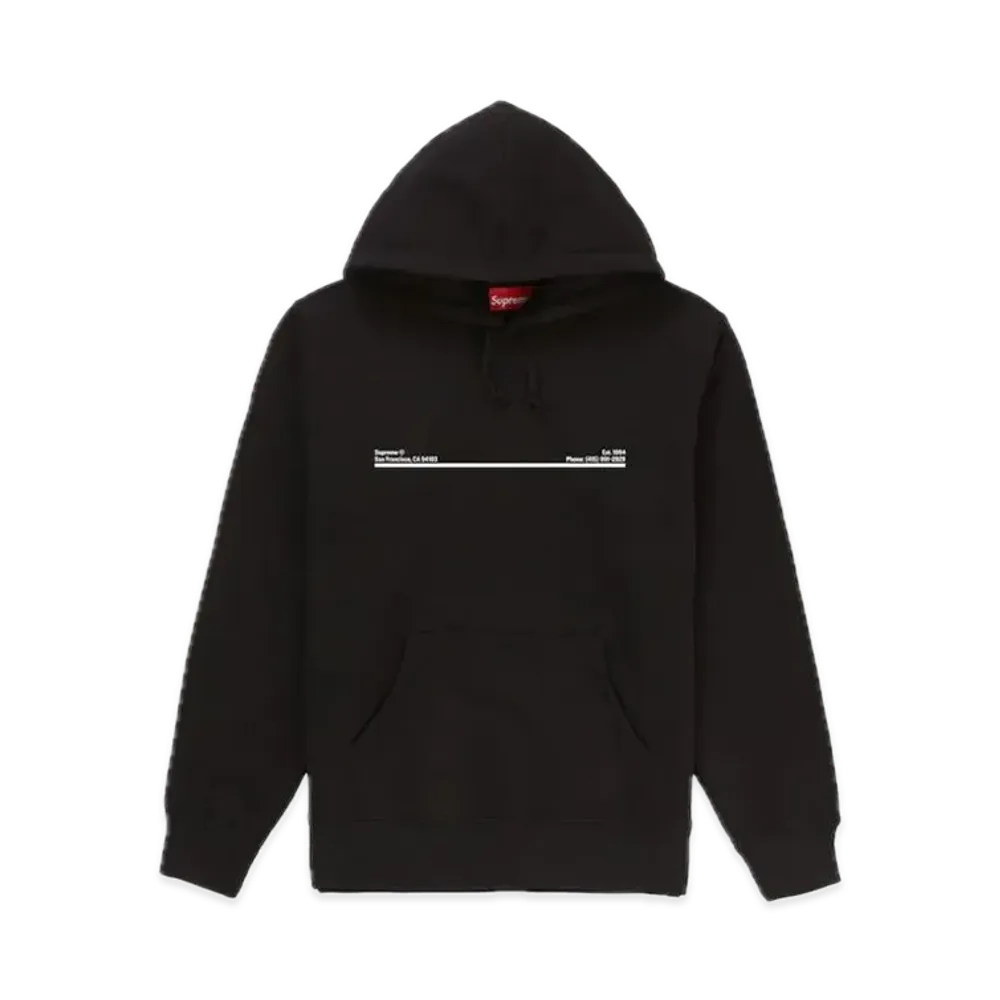 Supreme Shop Hooded Sweatshirt San Francisco "Black"