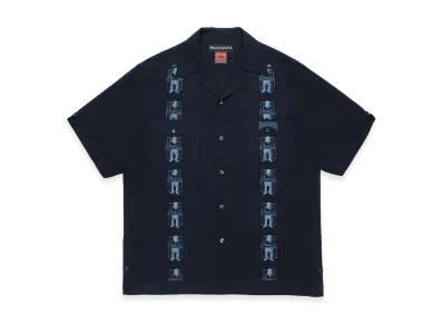 WACKO MARIA x Death Row Records Cuba Shirt "Navy"