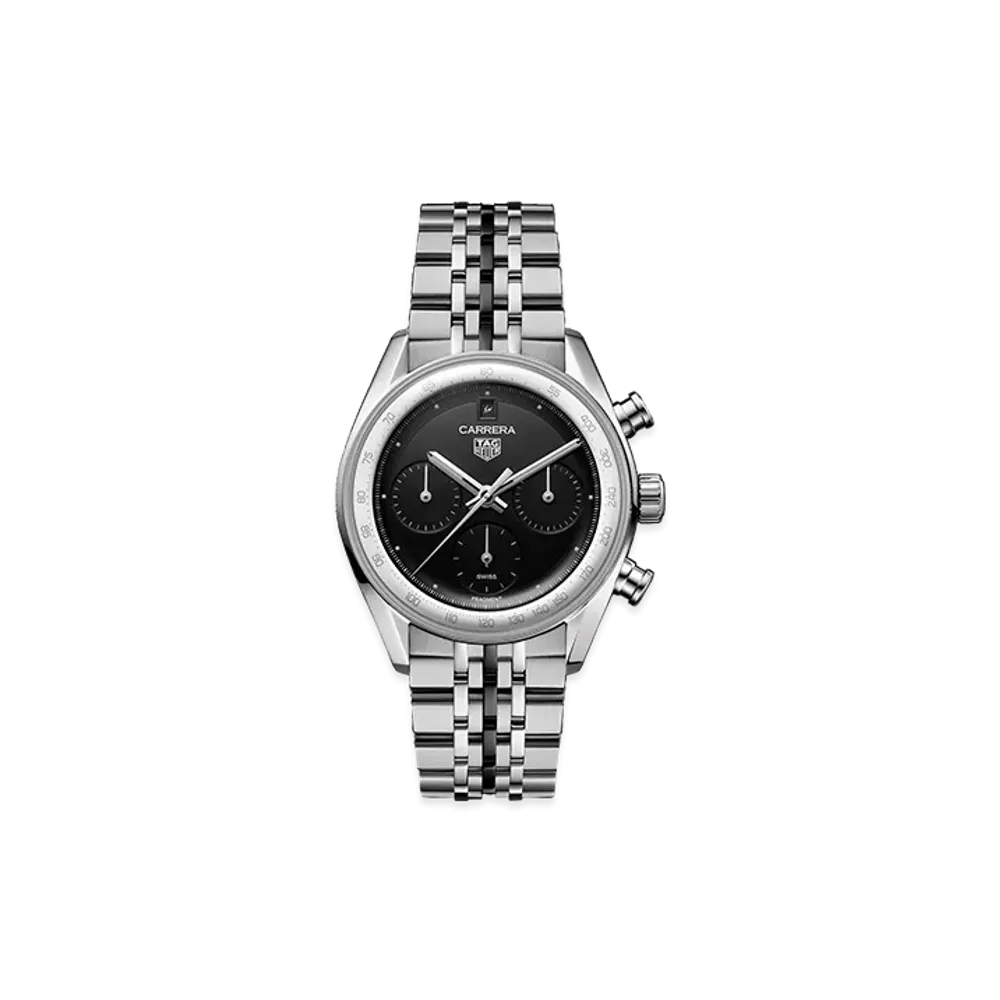 TAG Heuer x FRAGMENT Limited Edition Carrera Chronograph "Black/Stainless Steel"