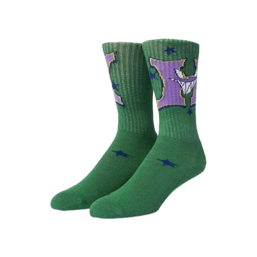 HUF Sassy H Crew Socks "Forest Green"