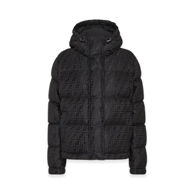 FENDI Women's FF Down Jacket "Black"