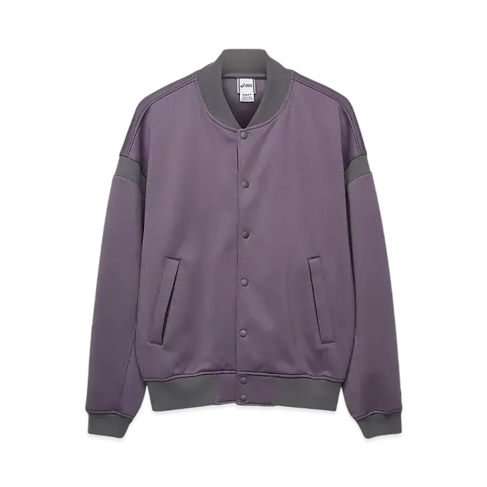 Asics Knit Varsity Jacket "Lavender Grey"
