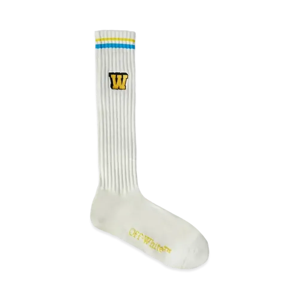 OFF-WHITE World Medium Socks "White"