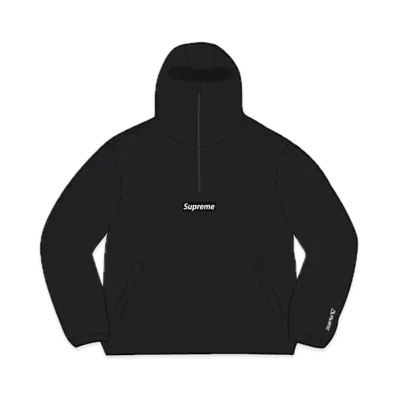 Supreme Polartec Facemask Half Zip Pullover "Black"