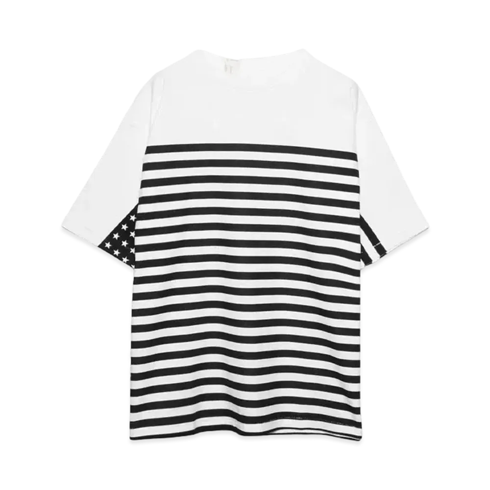 F-LAGSTUF-F STAR&BARS Tee(x N.HOOLYWOOD) "WHITE"