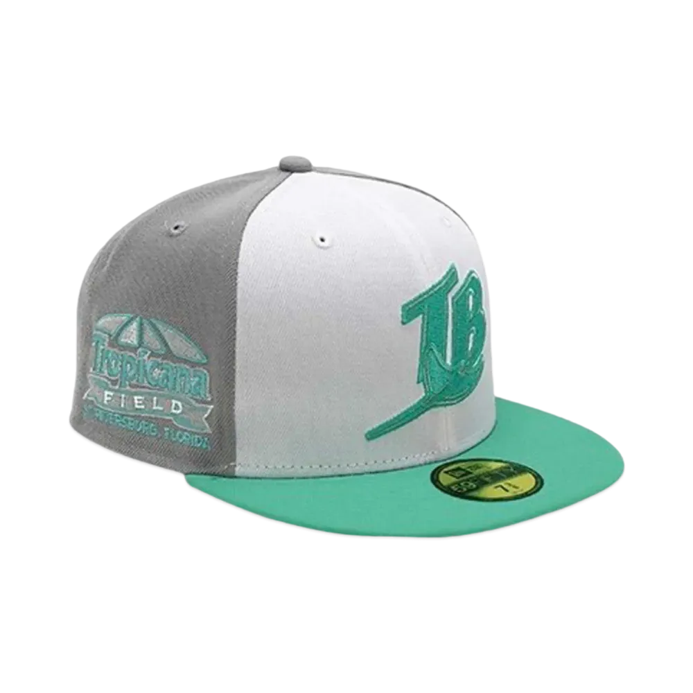 NEW ERA x THE CAP THE SHACK 59Fifty Tampa Bay Rays "White/Gray/Mint