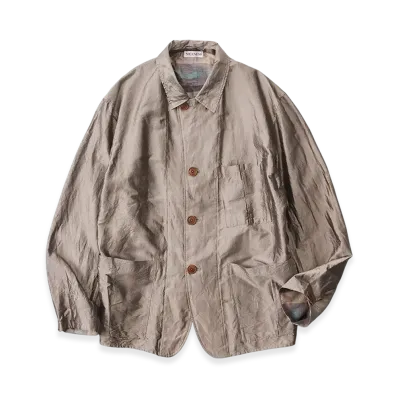NICENESS Foxton Silk Coverall "Beige"