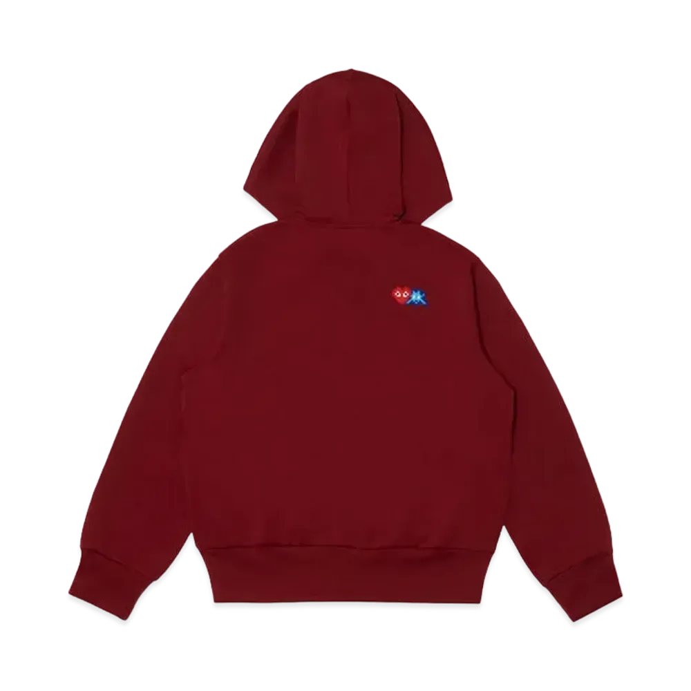 PLAY COMME des GARCONS Invader Polyester Hooded Sweater "Enji"
