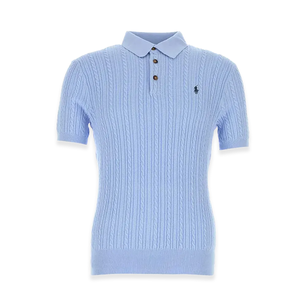 Polo Ralph Lauren Cotton Polo Shirt "Light Blue"