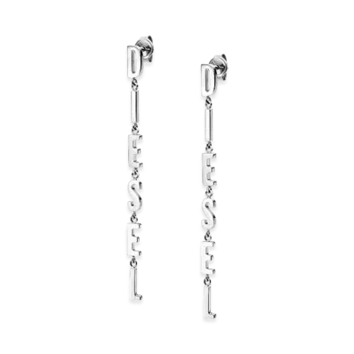 Diesel Dx1488 Stainless Steel Drop Earrings "Silver"