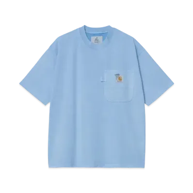 Carhartt WIP x INVINCIBLE with Shinsuke Nakada S/S Pigment Dyed T-Shirt "Piscine Pigment"