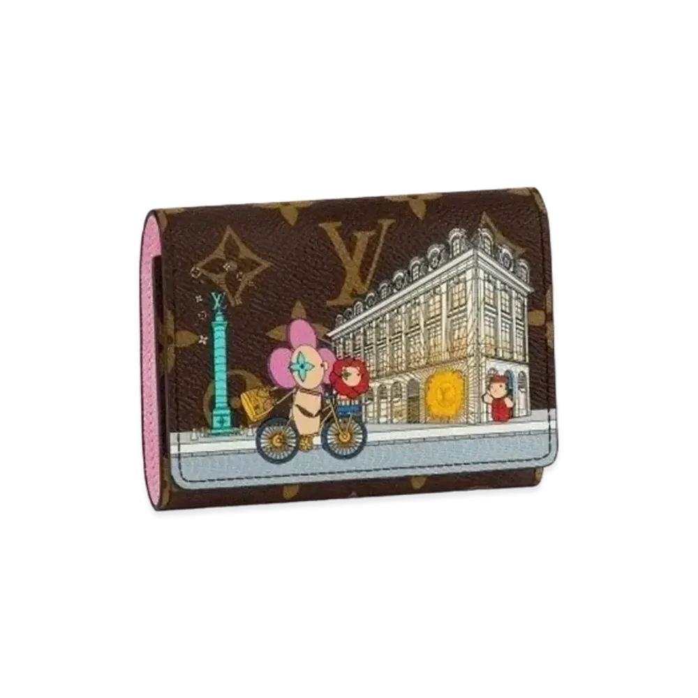 Louis Vuitton Victorine Wallet Vivienne Holiday Monogram "Pink"