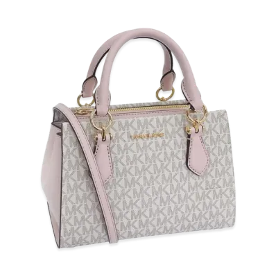 MICHAEL KORS Women's Marilyn Small Signature Logo Messenger Bag "Pink"