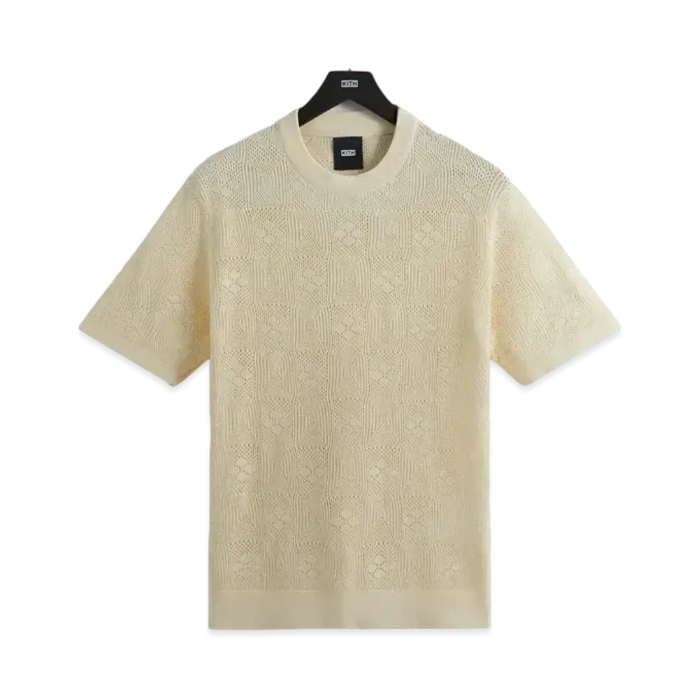 Kith Tilden Crochet Shirt "Sandrift"