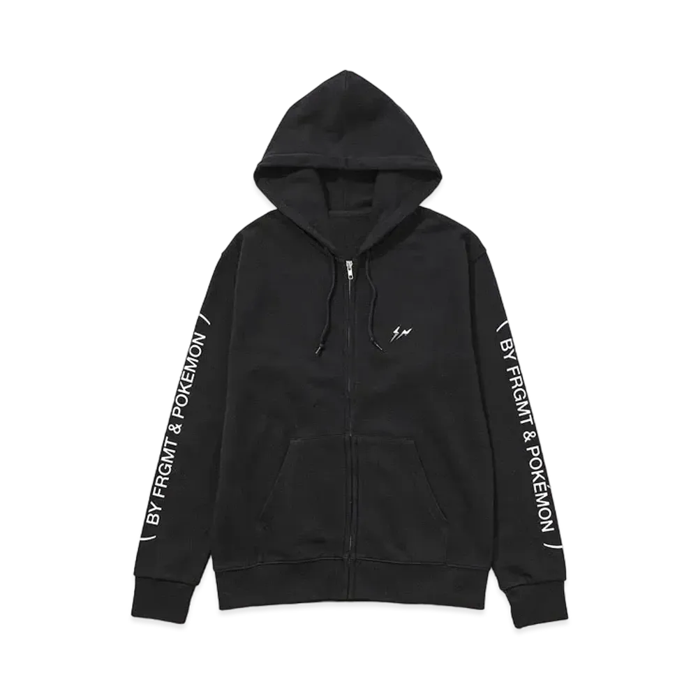 FRAGMENT x POKEMON THUNDERBOLT PROJECT PRINT ZIP HOODIE "Black"