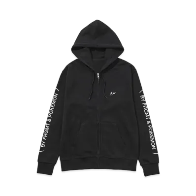 FRAGMENT x POKEMON THUNDERBOLT PROJECT PRINT ZIP HOODIE "Black"