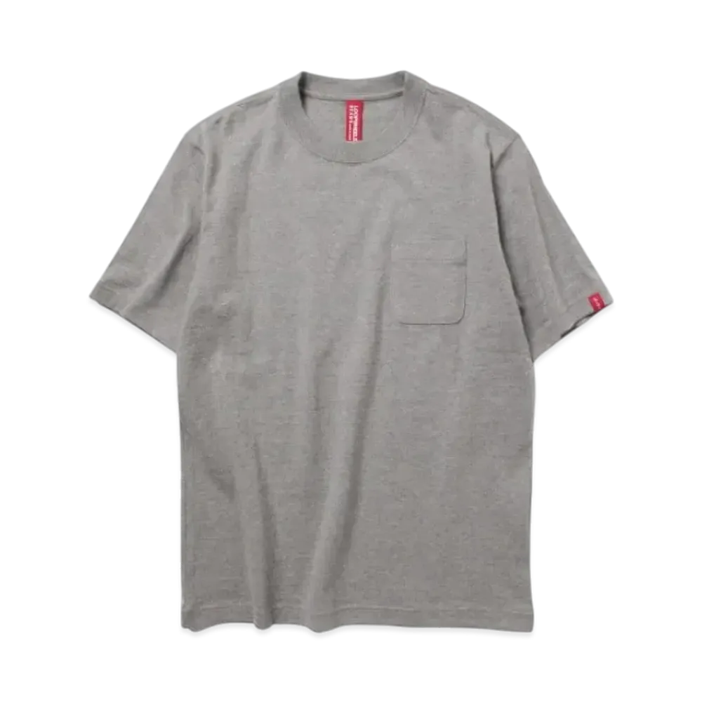 BEAMS JAPAN x LOOPWHEELER Pocket T-Shirt "Grey"