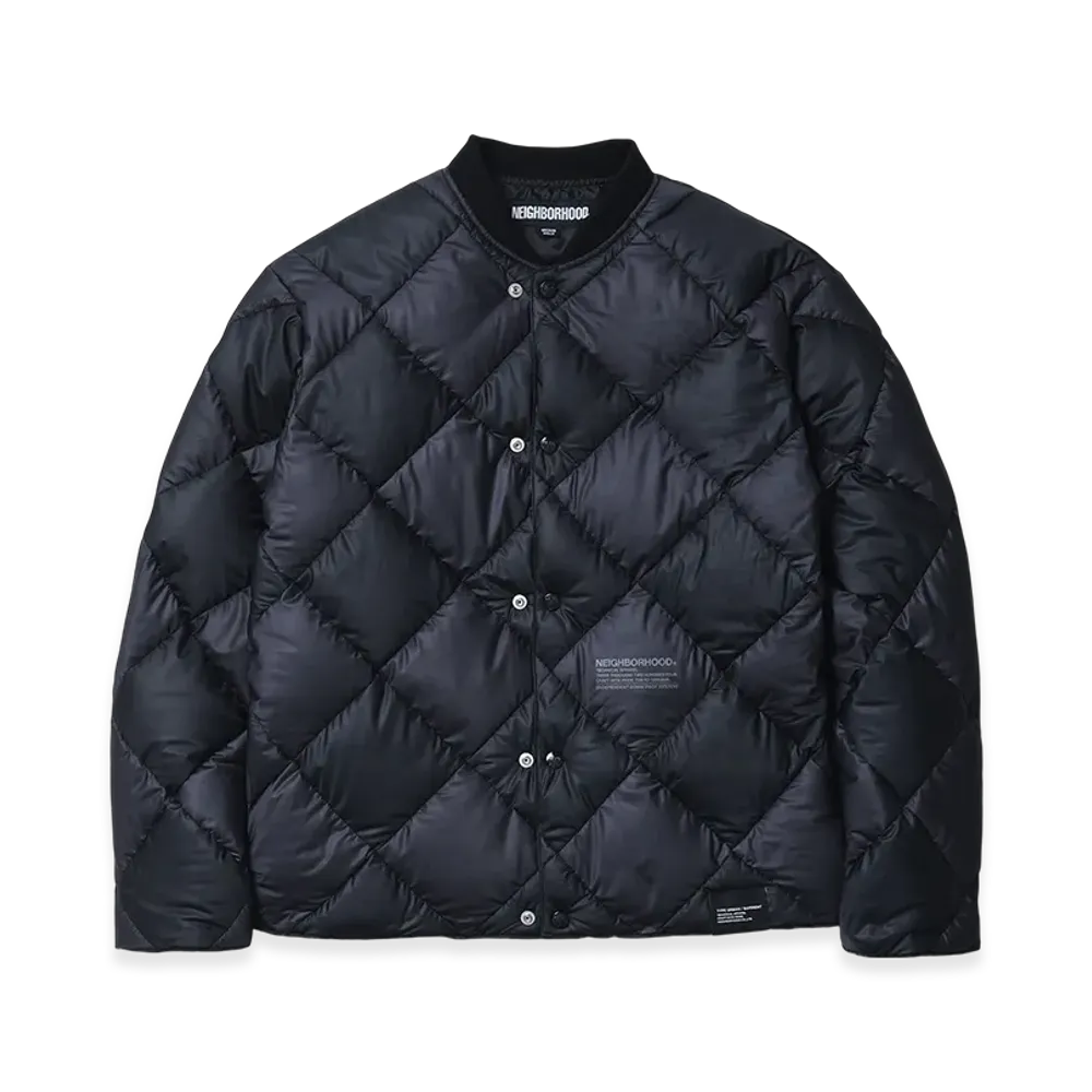 NEIGHBORHOOD Checker Down Jacket "Black"