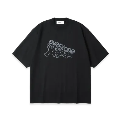 everyone Vincent Tsang Familiar Graphic Short Sleeve Tee "Black"