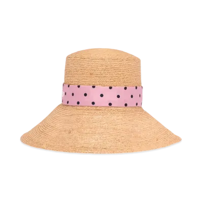 MIU MIU Raffia Hat "Natural/Gem"