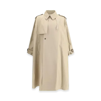Saint Laurent Gabardine Trench Coat "Beige"