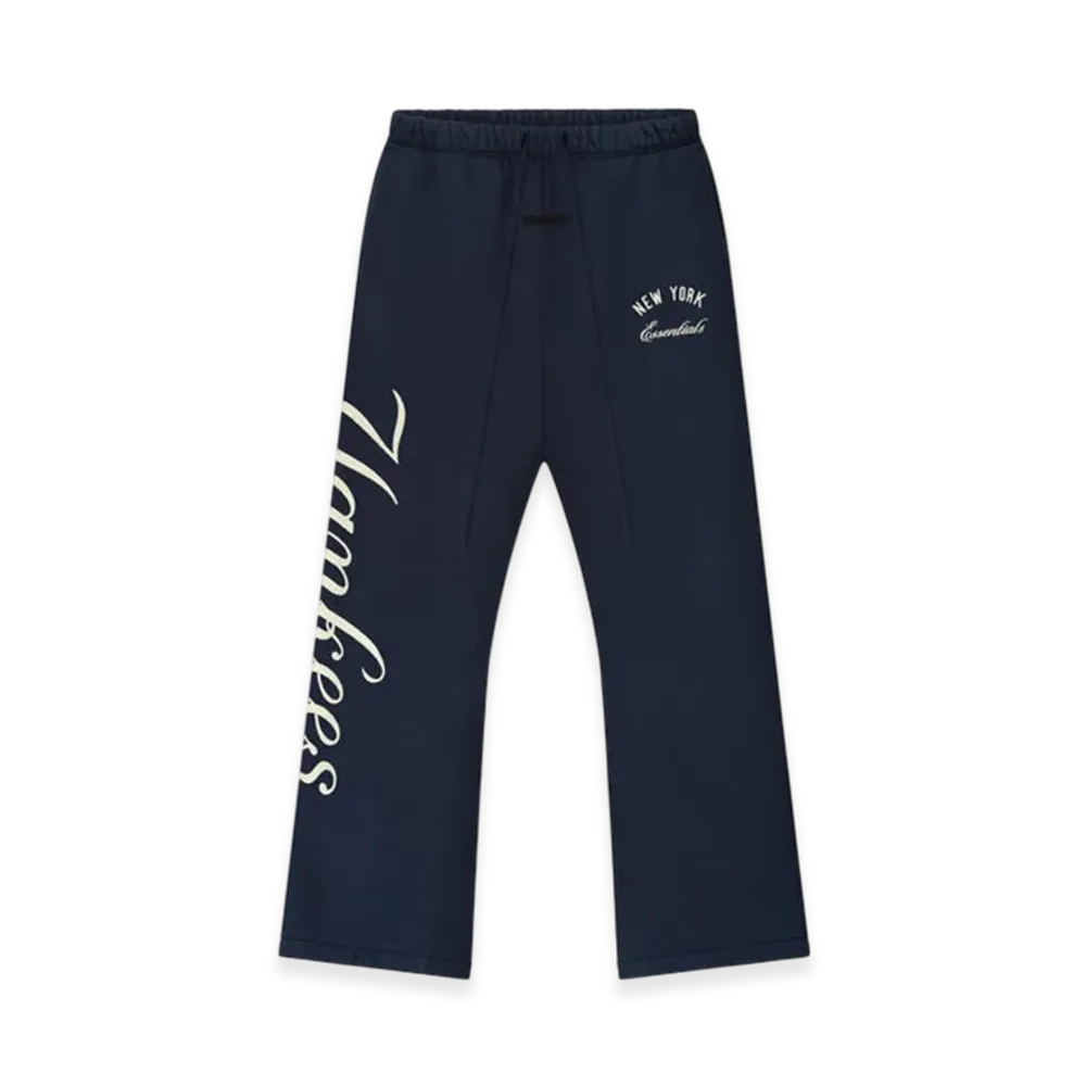 FEAR OF GOD ESSENTIALS Yankees Flare Sweatpant "Dark Sapphire"