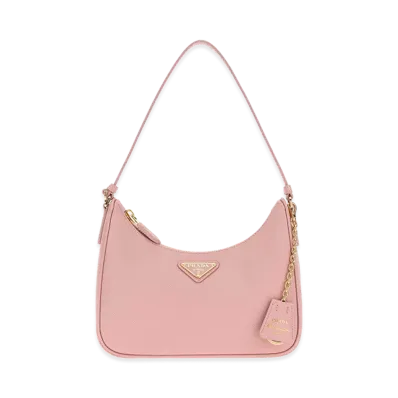 PRADA Wonen's Leather Re-Edition 2005 Shoulder Bag "Pink"