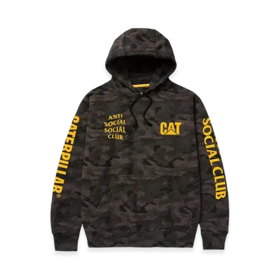 ANTI SOCIAL SOCIAL CLUB x Caterpillar Premium CAT Trenching Hoodie "Night Camo"