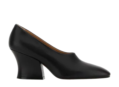 Jil Sander Women's Leather Pumps "Black"