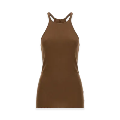 Rick Owens DRKSHDW Women's Racer Back T-Shirt "Brown"
