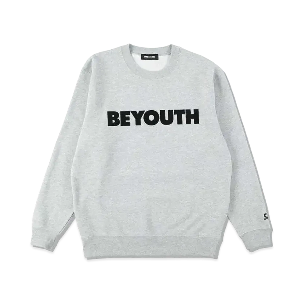 WIND AND SEA BE YOUTH CREW NECK "Gray"