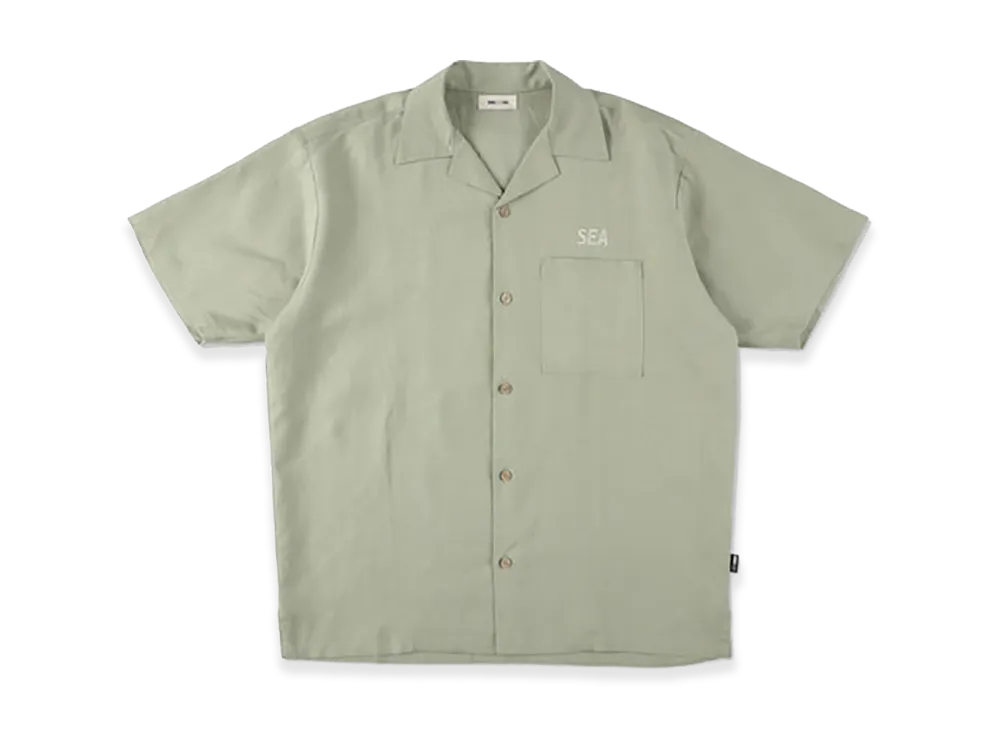 WIND AND SEA Sea Linen Shirt "Green"