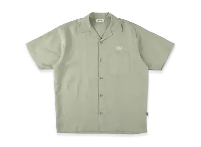 WIND AND SEA Sea Linen Shirt "Green"