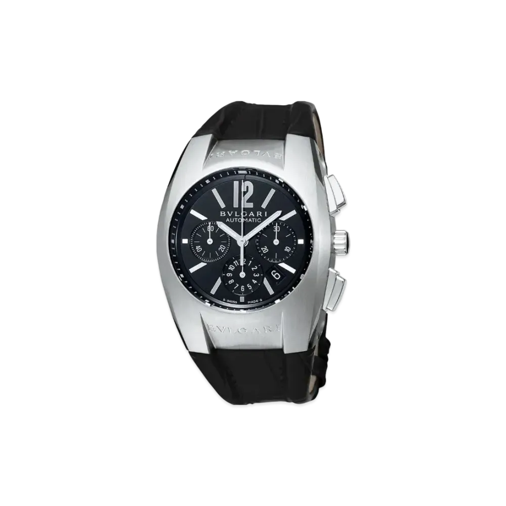 BVLGARI Lettangolo "Black/Stainless Steel"