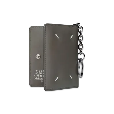 Maison Margiela Leather Card Holder "Dark Gray"