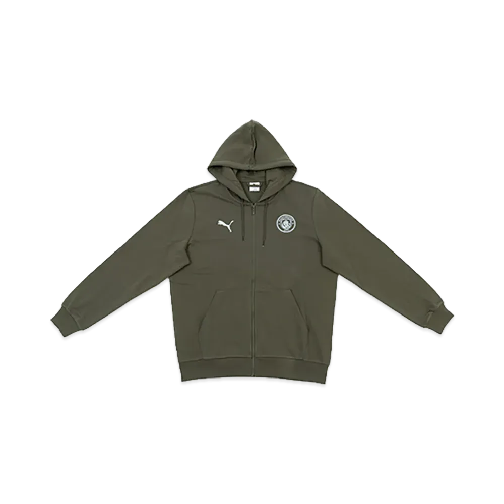 PUMA Manchester City Football Archive Hoodie "Green Moss"