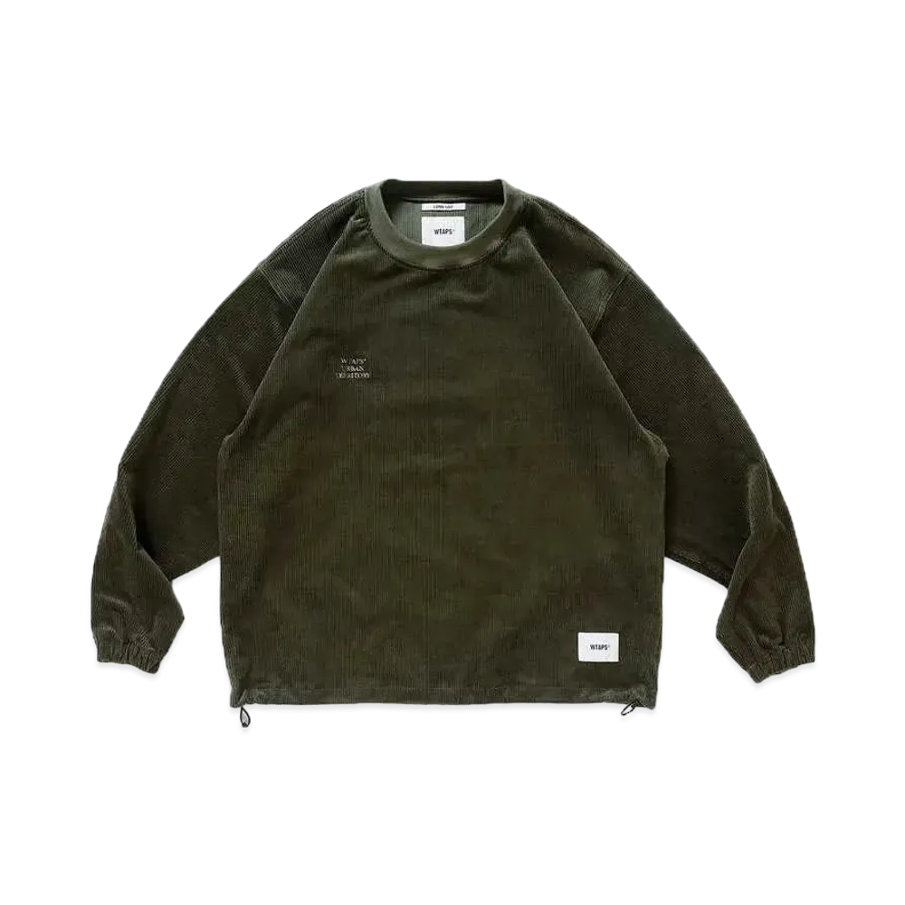 WTAPS Smock / LS / Cotton. Corduroy. Wut "Olive Drab"