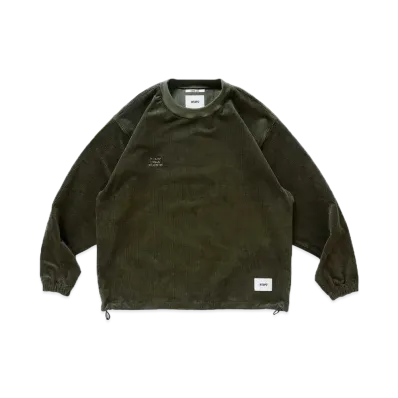 WTAPS Smock / LS / Cotton. Corduroy. Wut "Olive Drab"