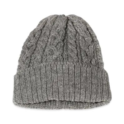BEAMS Cable Watch Cap "ChacoalGray"