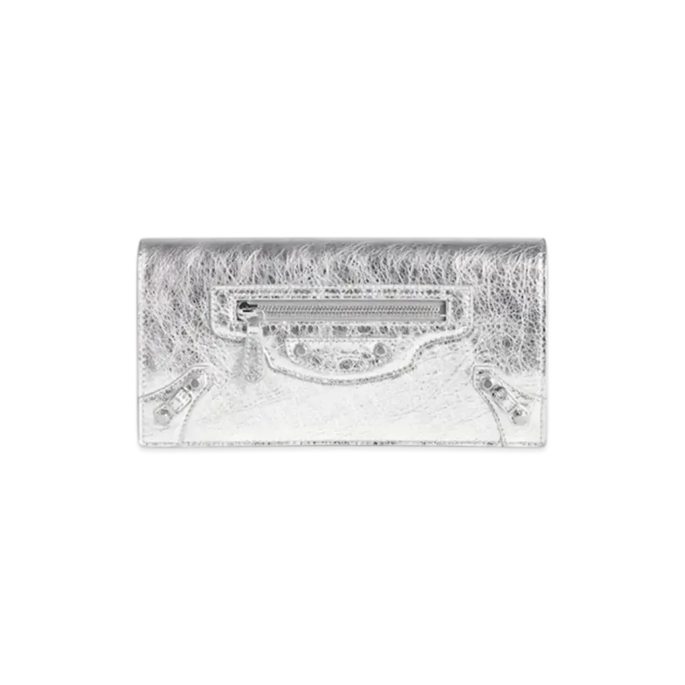 BALENCIAGA Le City Money Long Wallet "Silver"